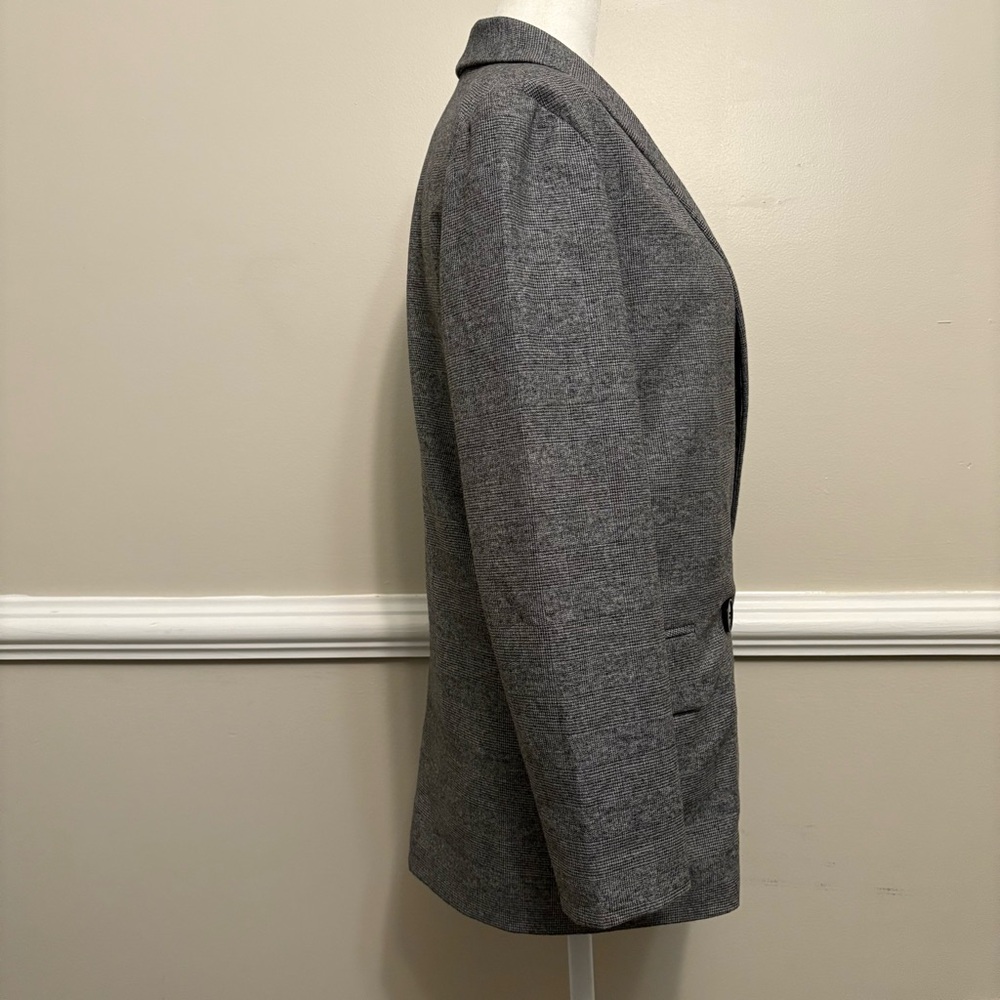 All Saints Harriet checker  Double Breasted relaxed oversized Blazer Size 00 - Picture 9 of 15